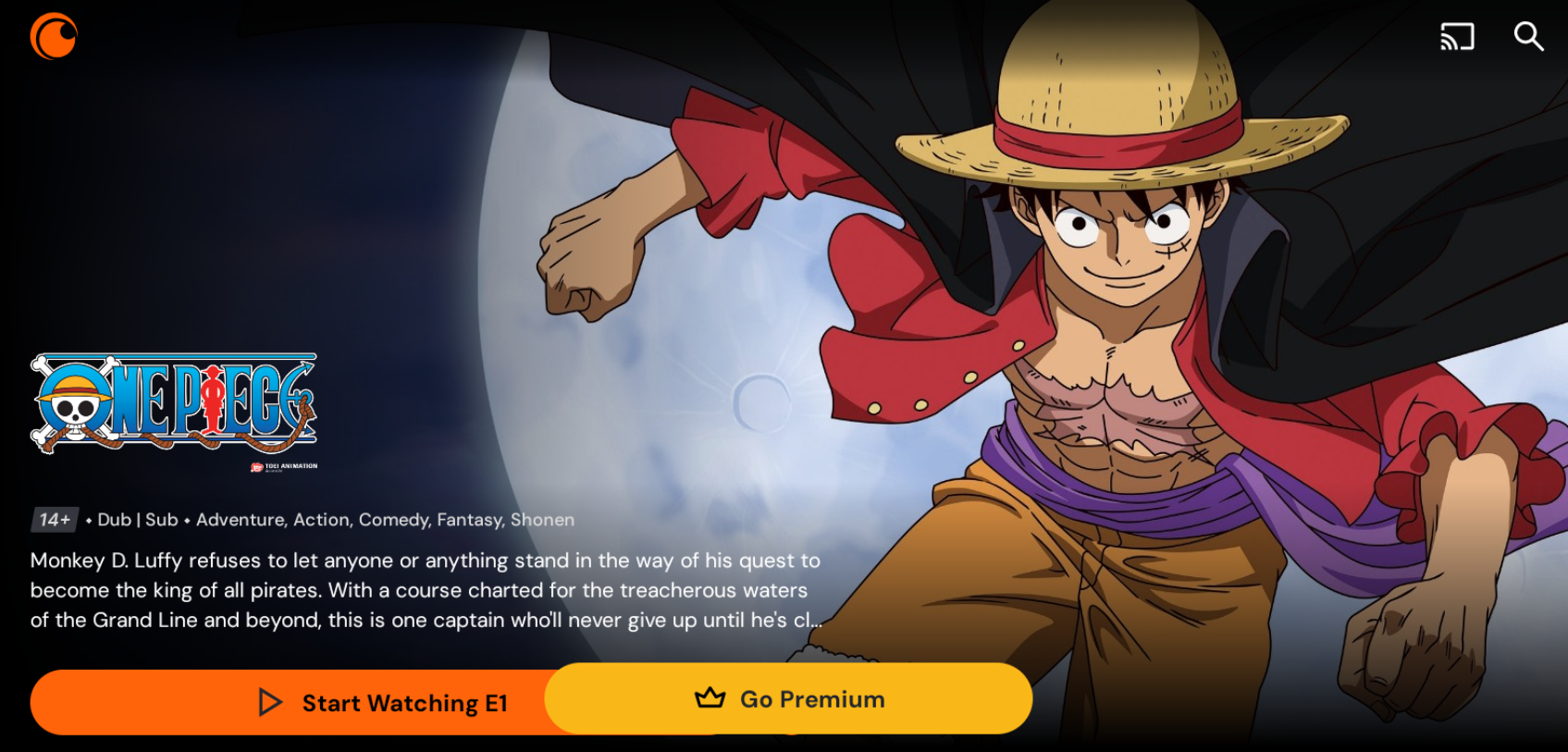 Crunchyroll - best anime streaming apps 2026