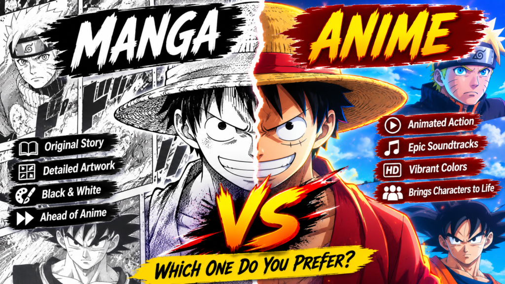 Manga vs Anime