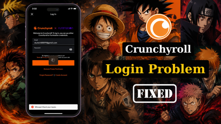 Crunchyroll Stuck in Login Loop? How to Fix It (2026 Guide)