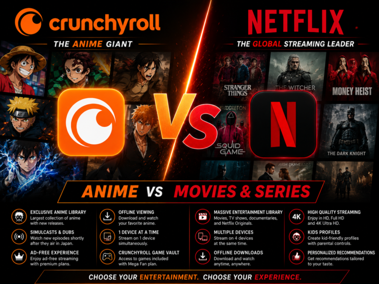 Crunchyroll vs Netflix 2026: Which One Should Anime Fans Choose