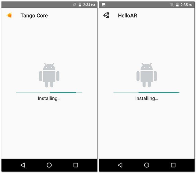 Installing APK update file on Android